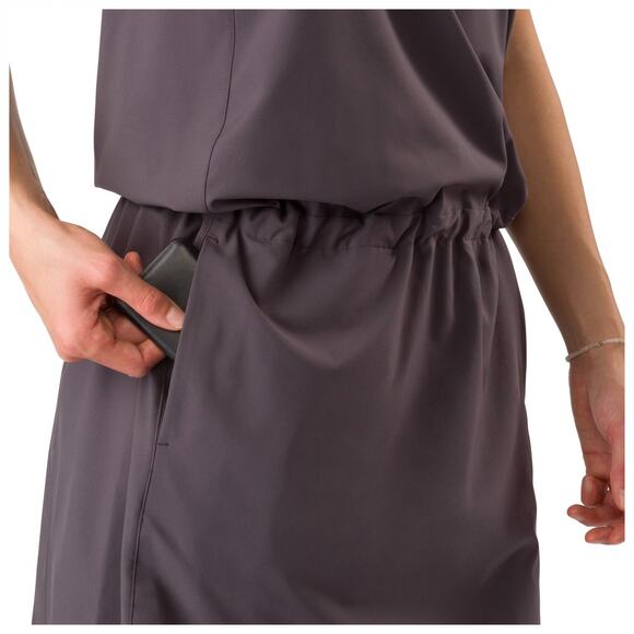 ARC'TERYX Eggplant Contenta Quick Dry Athletic Dress - Picture 5 of 11